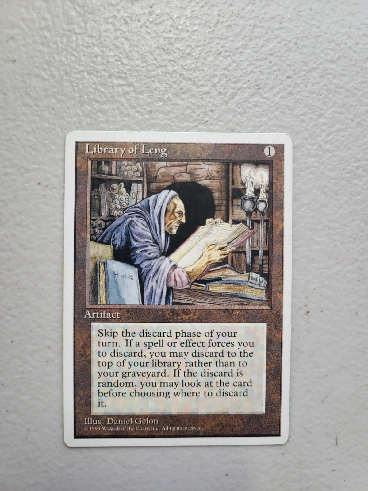 MTG magic cards 1x Library of Leng 4th Edition LP Free Shipping