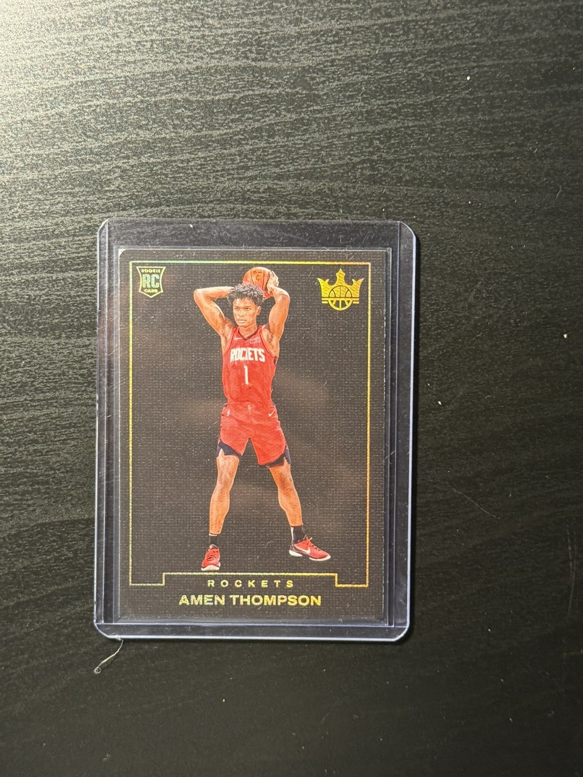 2023-24 Panini Court Kings Amen Thompson Rookie RC Blank Slate SSP - Rockets