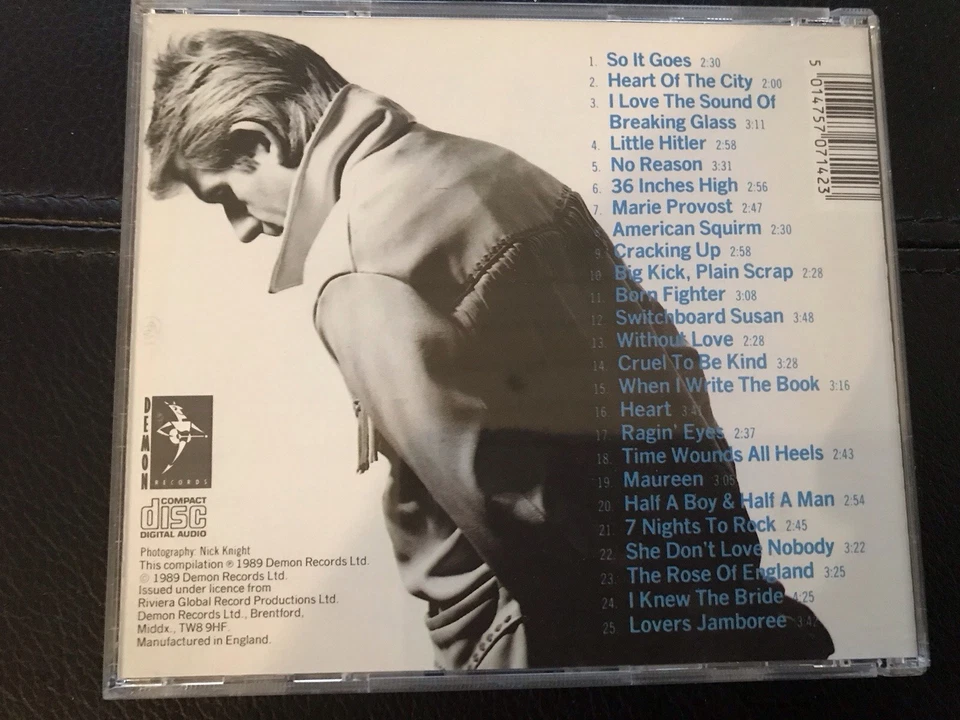 NICK  LOWE    -    Bashed :   The Best Of   ,   CD  1989 ,    Pop ,   Rock - Bild 3 von 3