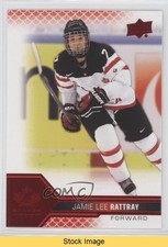 2022 Team Canada Juniors Women's WC Red Foil Jamie Lee Rattray #64 READ 0l7u