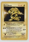 Electabuzz Shadowless Pokemon Base Set #20 1999