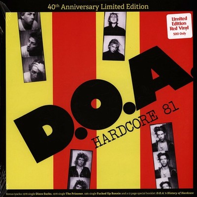 D.O.A. - Hardcore 81 Limited 40th Anniversary Colored  (1981 - EU - Reissue)