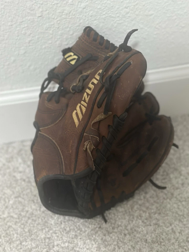 "Guante de béisbol profesional vintage para diestros Mizuno 11,75"" MVT 1175" Foto 2 de 4