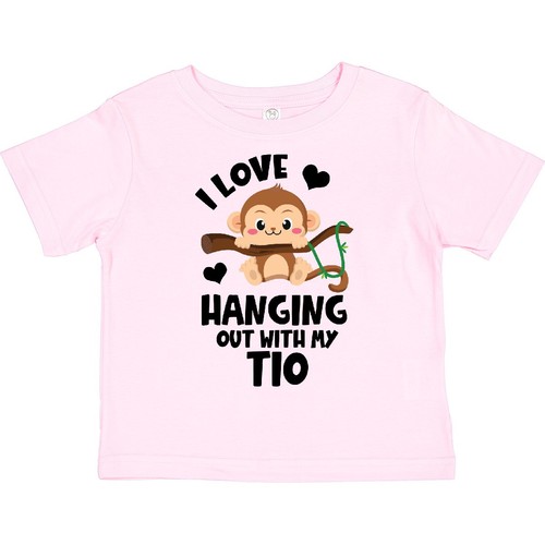 Inktastic Monkey I Love Hanging Out With My Tio Toddler T-Shirt Uncle Adorable - Picture 1 of 10