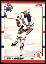 1990-91 Score American GLENN ANDERSON #114 Edmonton Oilers HOF