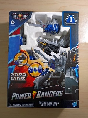 Power Rangers Dino Fury Tricera Blade Zord Stego Spike Zord Link F1400 Ryusoul