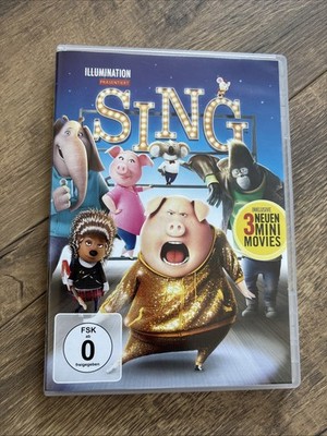 Sing (2017)DVD  Animation Kinderfilm Top-Zustand