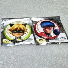 Miraculous Ladybug Chanoir Set Can Badges New Collectible Anime Merchandise