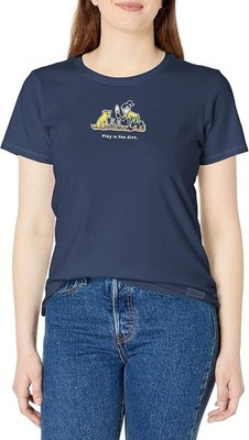 Life Is Good SS Shirt Crusher Tee JACKIE PLAY IN THE DIRT Rocket  Women's XXL