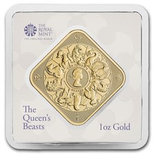 1 oz Gold Bar - The Royal Mint Queen