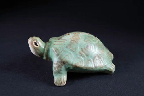 Vintage Brush McCoy Turtle Tortoise Ceramic Figurine