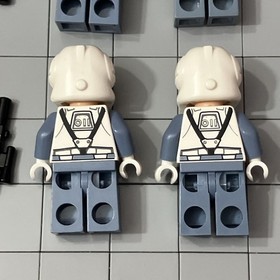LEGO Star Wars Clone Trooper Pilot Phase 2 sand blue minifigure 8088 Lot 4 E2 15