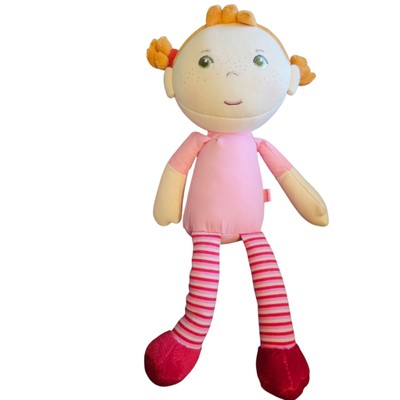 Haba Snug Up Roya Doll Red Head Freckles Rag Cloth Light Skin Green Eye Girl 11''