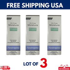 Pack Neutrogena Oil Free Face Moisture SPF 15 - 4 oz- Lot of 3 115 ml 