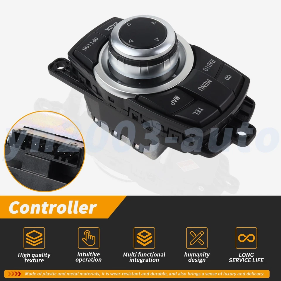 Media Switch Controller Joystick 65829267956 (10pin) For BMW M135i 328i 535i X3 Foto 3 de 4