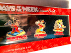 DISNEY MICKEY MOUSE CLUB DAYS OF THE WEEK CLOISONNE PIN SET -LTD ED - BOX - MINT — photo 3