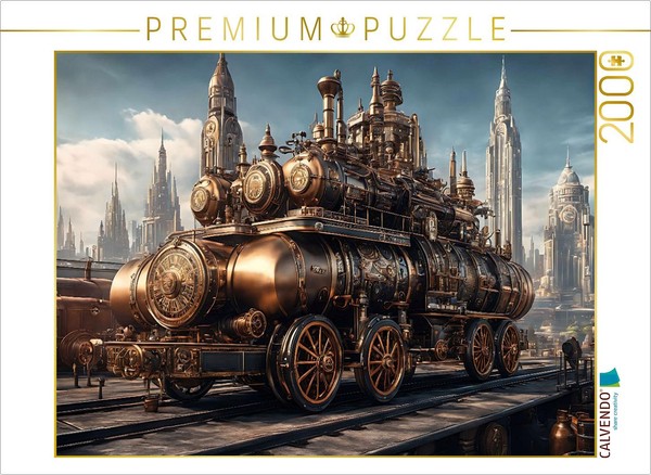 Calvendo Puzzle Gewaltiges Dampfzugvehikel | 2000 Teile Lege-GrößE 90 × 67 Cm Fo-image
