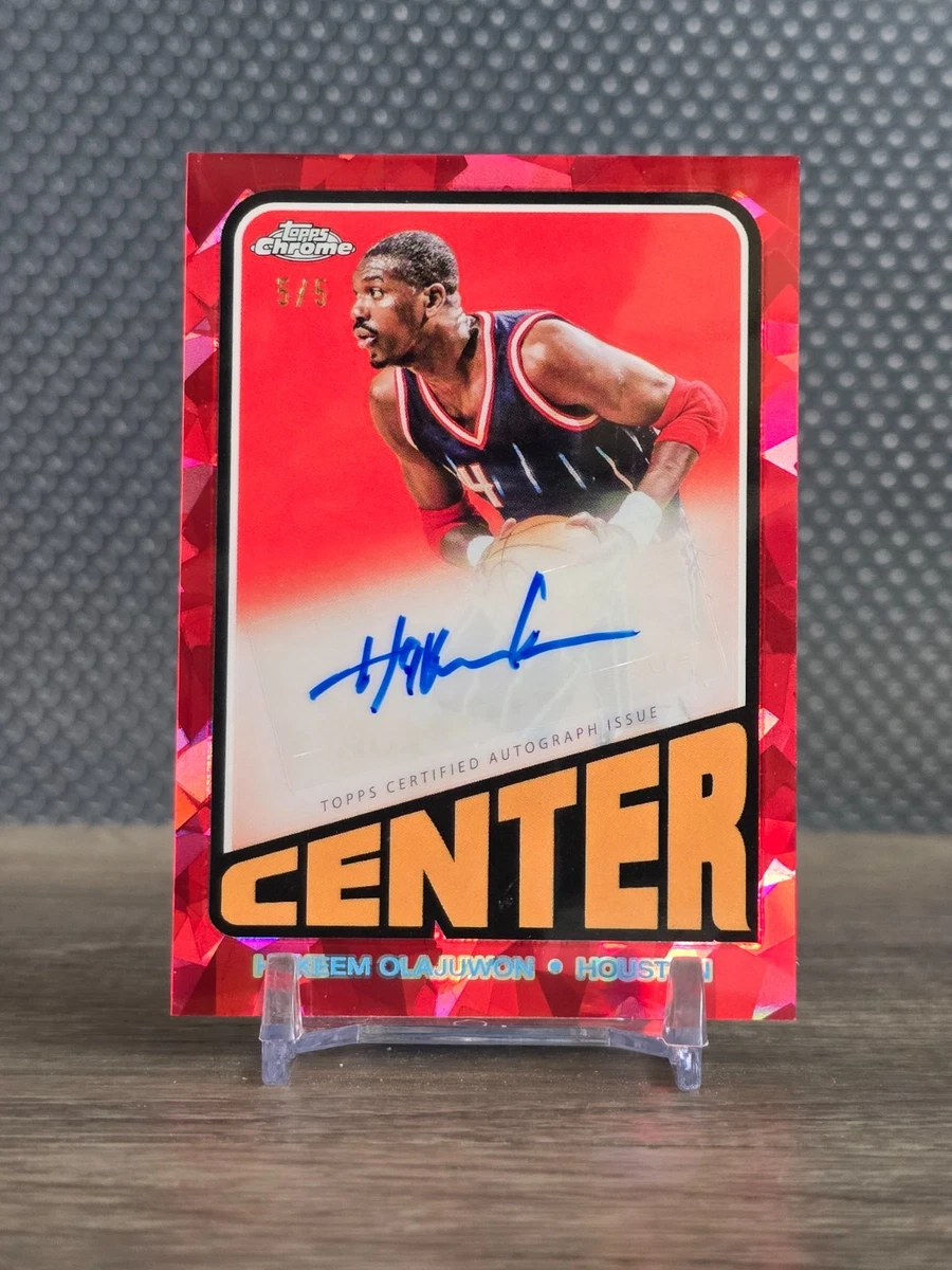 Hakeem Olajuwon Basketball Original Autographed Sports Trading