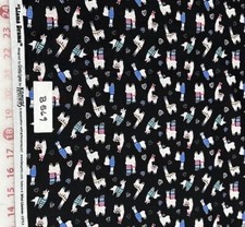   Llama Drama  mini llamas by Kanvas for Benartex Cotton Quilt Fabric-Half Yard