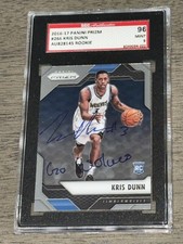 2016-17 Panini Prizm Kris Dunn Signed RC #266 