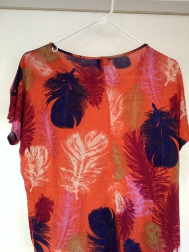 H.I.P. Happening in the Present Women's Orange Black Tank Top Medium Sz M - Picture 4 of 4