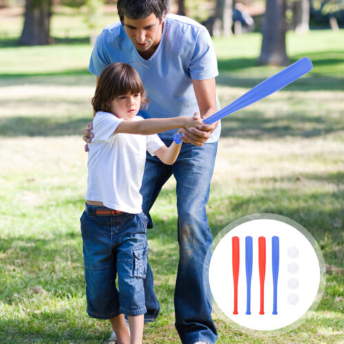 4 Sets of Baseball Bat Toy Practice Baseball Bat Children Baseball Set - Picture 4 of 12
