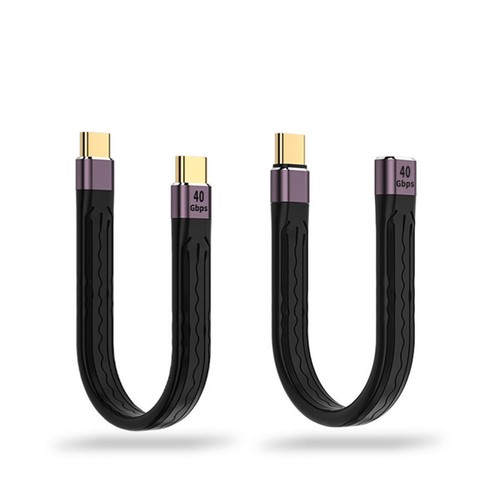 40Gbps 20V PD 100W Type C Data Cord Fast Charging Cable Short USB C Cable F