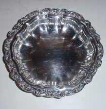 Vintage- International Silver Countes Silver-plated 6 1/2" Bon Bon/Nut Dish 6295