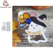 Halloween Ghost Candy Box Metal Cutting Dies Scrapbooking Card Paper Craft