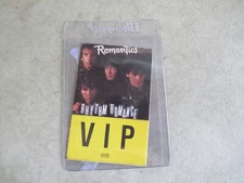 VINTAGE 1985 ROMANTICS RHYTHM ROMANCE VIP BACKSTAGE PASS