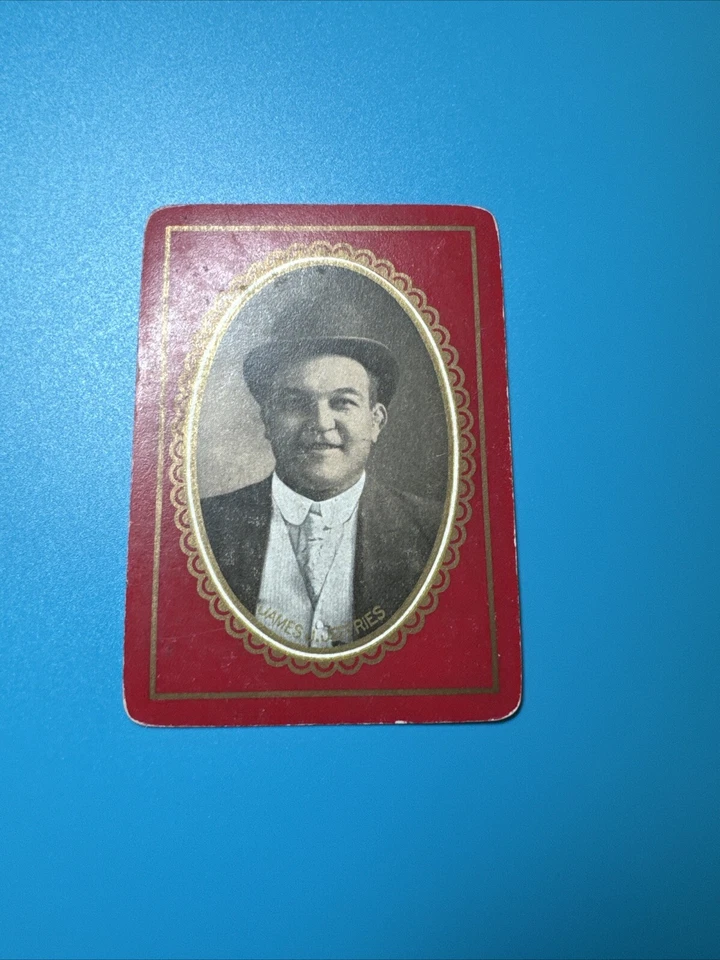 1909 Jim Jeffries Playing Card Battling Nelson Boxer Ace Diamonds - Image 4 of 4