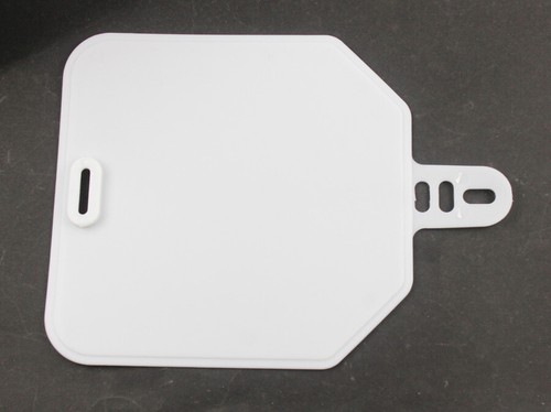 White Plastics Front Number Plate For Apollo 125cc 250cc Orion Pit Dirt Bikes - Foto 2 di 3