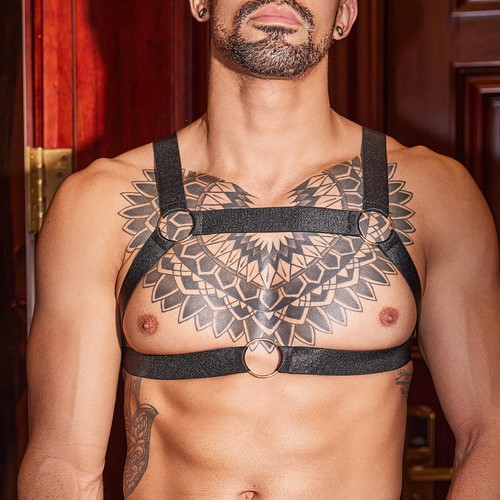 Men Lingerie Workout Tops Sexy Underwear Elastic Sleepwear Harness Costumes - Bild 14 von 45