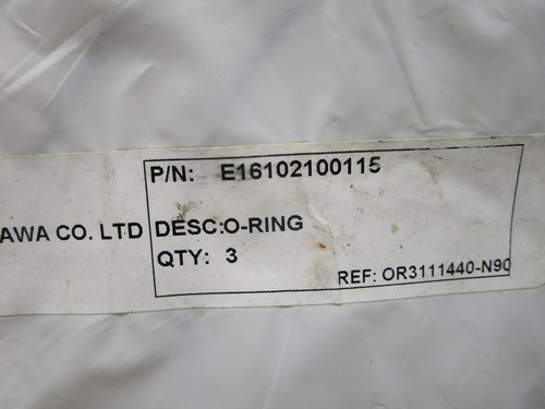 Furukawa E16102100115 Seal Pack x3 115mm O-Ring For Hydraulic Breaker Hammer - Picture 2 of 3