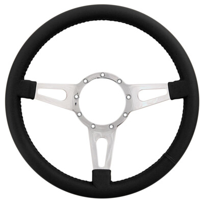 Lecarra Mark 4 Steering Wheel Supreme Polished w/Black Wrap 44201 Lecarra Mark 4 Steering Wheel Supreme Polished w/Black Wrap 44201