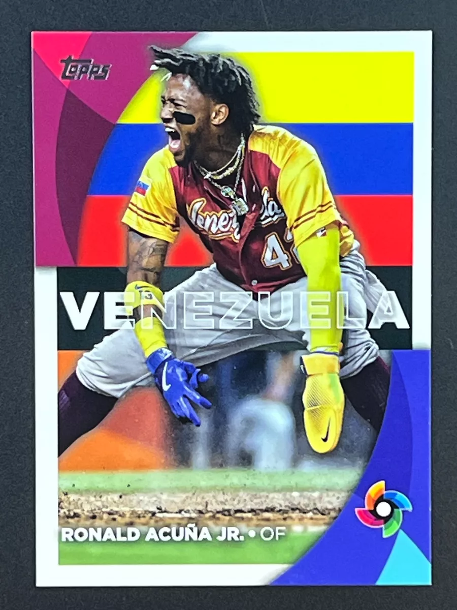 RONALD ACUNA JR 2023 Topps Series 2 WBC Stars #WBC-16 Venezuela