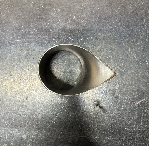 2.5” Tear Drop Exhaust Tips stainless steel weld on - 第 1/4 張圖片