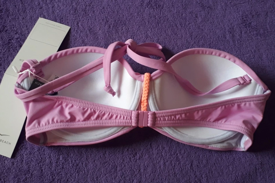 VIVANCE Wunderschönes Marken Bikini Badeanzug 2Tlg.ungetragen GR:36/C Rosa/Bunt - Bild 4 von 4