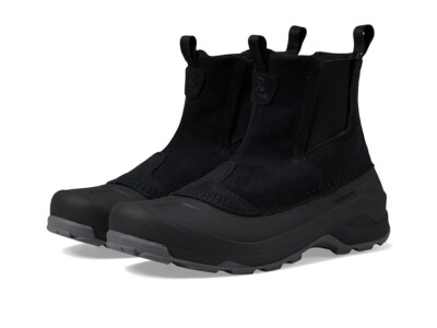 Kamik Z60112 Mens Black Suede Empire C Waterproof Snow Chelsea Boot Size 11 M
