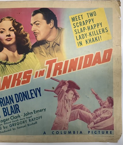 Two Yanks In Trinidad 1942 Original Movie Poster Pat O’Brien YeOldePoster - Bild 3 von 12