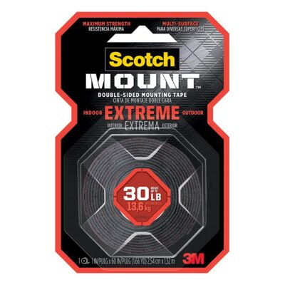 3M Scotch-Mount Extreme Double-Sided Mounting Tape 414H, 1'' x 60''
