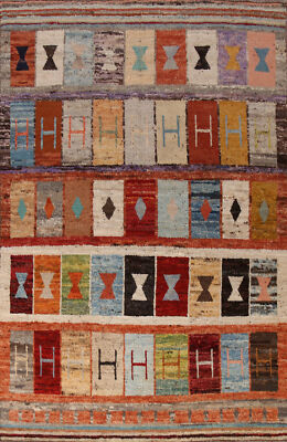 Luxury Hand-Knotted Moroccan Wool Rug Modern Decor 7x9 ft