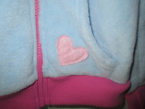 NEW Hoodsbee girls hoodie becomes a plush friend Panda Crystal Blue Sze 5 Jacket - Picture 4 of 12