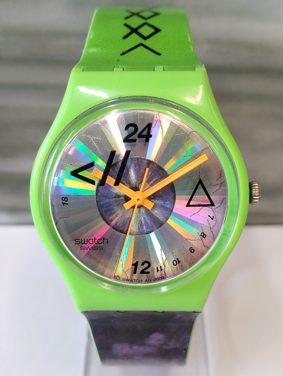 SWATCH 24 HOUR DIAL QUARTZ AG-2009 SWISS UNISEX ADULTS FULL
