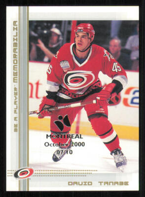 2000-01 BAP Memorabilia Montreal Olympic Stadium Show #47 Dave Tanabe /10