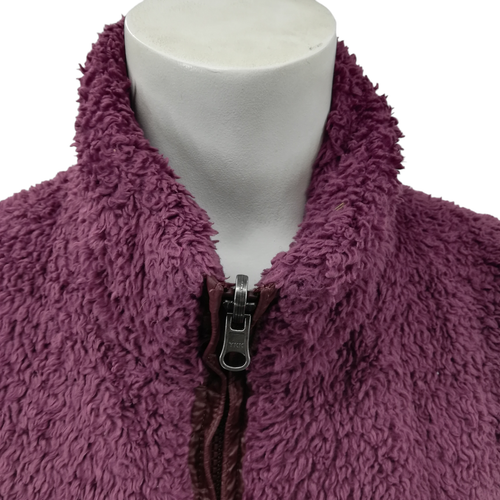 Patagonia Los Labos Reversible Teddy Bear Vest Size L? Purple Light Balsamic - Picture 6 of 20
