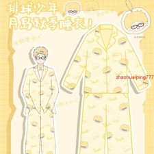 Haikyuu Kei Tsukishima guess monster Long sleeves trousers Leisure Wear Pajamas