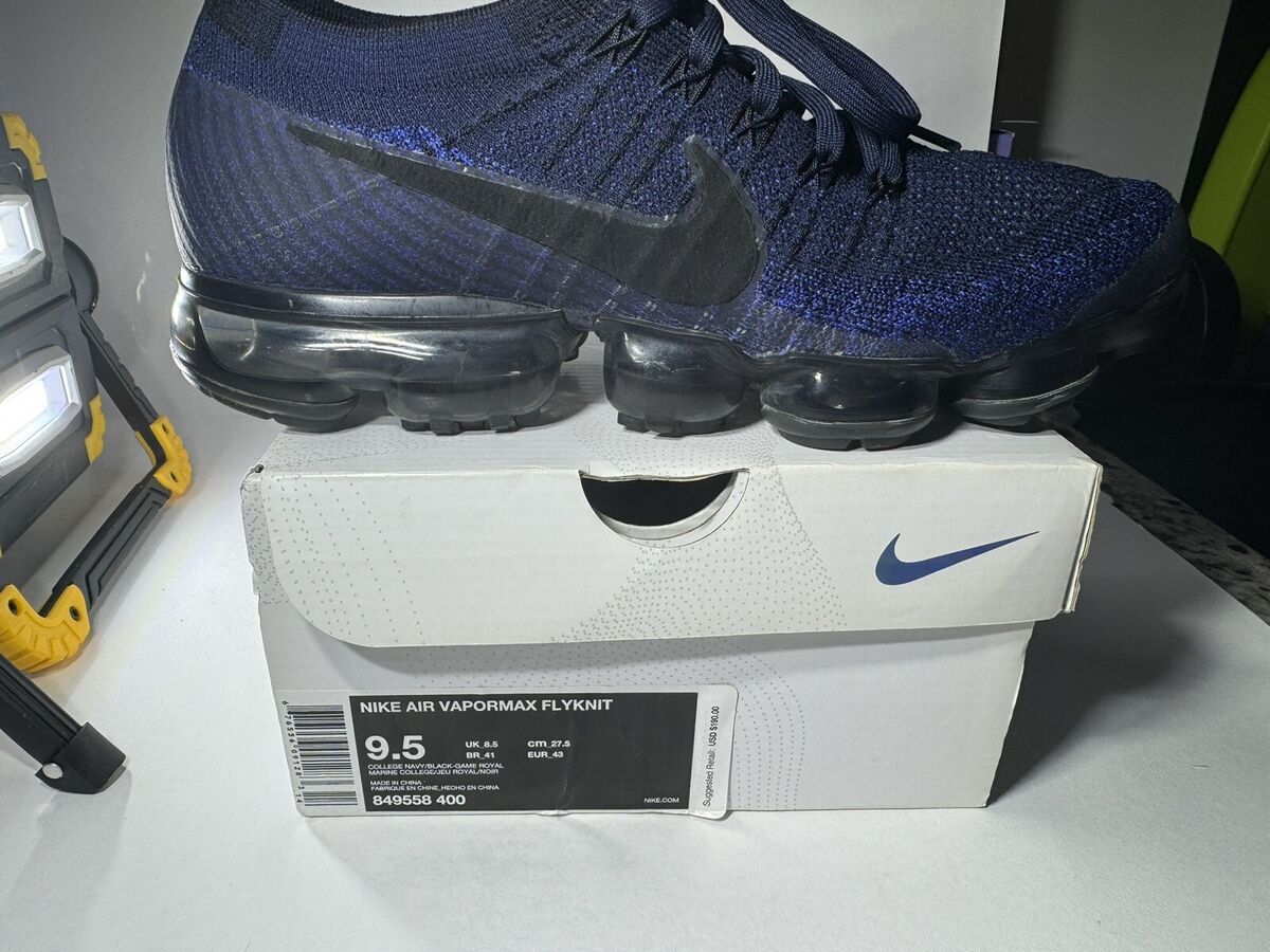 Nike Air VaporMax Midnight Navy 2017 9.5 849558-400 | eBay Nike Air VaporMax Midnight Navy 2017 9.5 849558-400 | eBay
