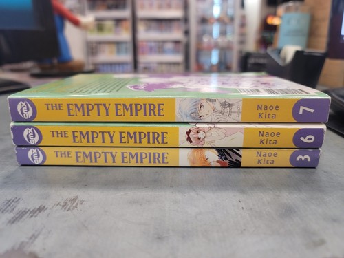 Lot of The Empty Empire Volumes 3, 6, & 7 English Manga Naoe Kita Free Shipping
