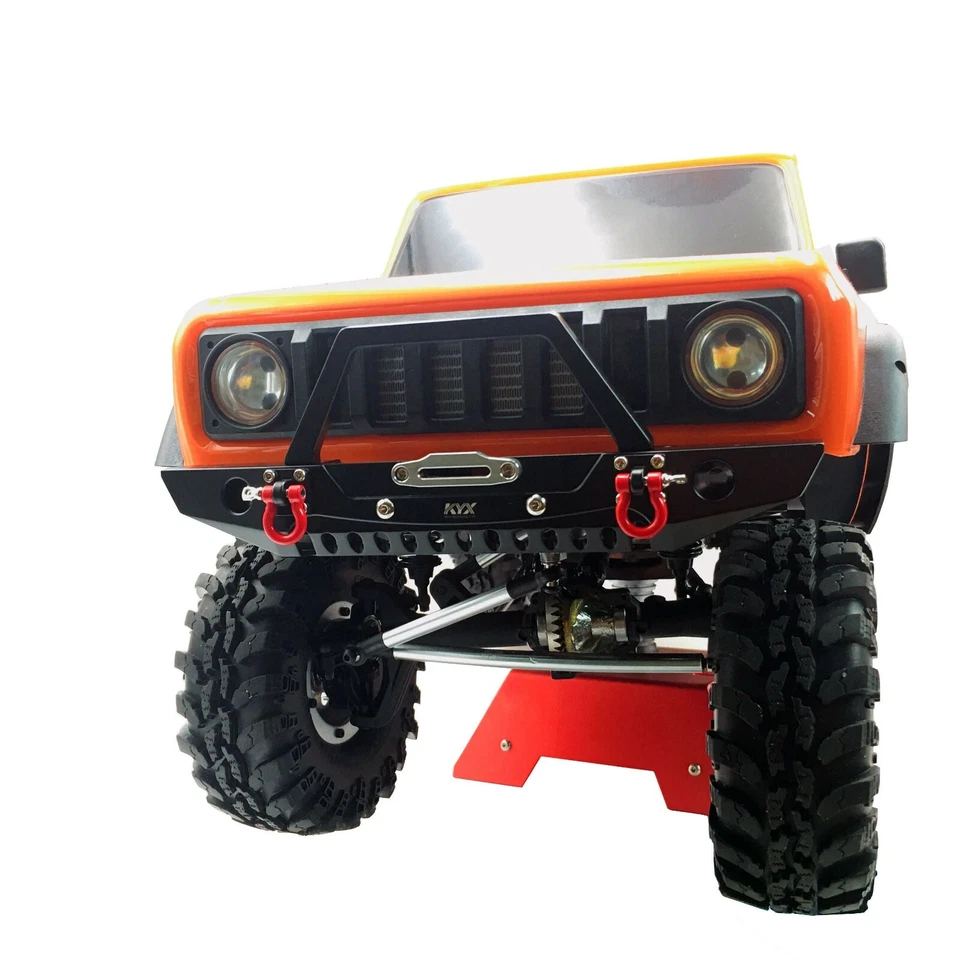 KYX Metal Front Bumper w/ Bull Bar for Traxxas TRX-4 AX SCX10 II  Redcat GEN8  - Image 4 of 4